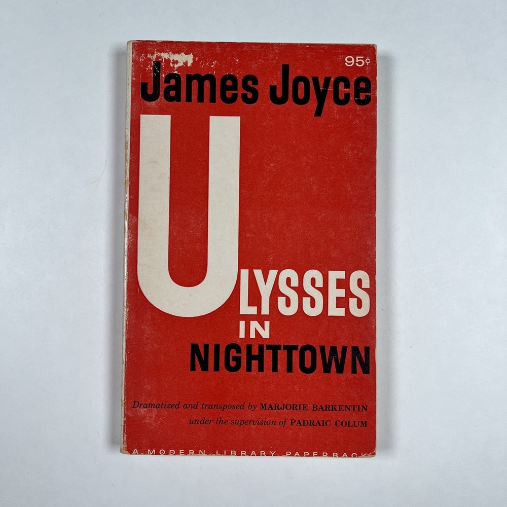 James Joyce Ulysses in Nighttown Marjorie Barkentin Modern Library Paperback